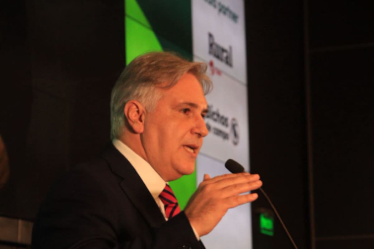 El gobernador de Córdoba, Martín Llaryora en una nueva edición de Jonagro, la Jornada Nacional del Agro