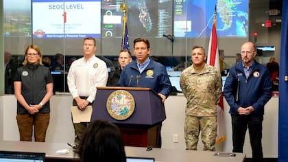 El gobernador de Florida dio detalles de los daños por el paso del huracán Milton