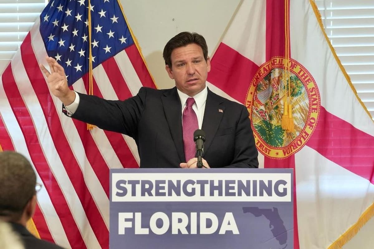 El gobernador de Florida, Ron DeSantis