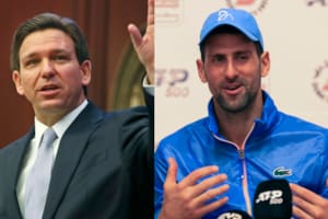 El gobernador de Florida, Ron DeSantis, admitió que, de ser posible, llevaría a Novak Djokovic a Miami en barco