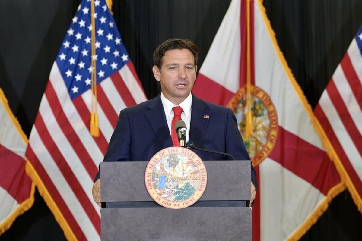 El gobernador de Florida, Ron DeSantis, firmó varias leyes que entran en vigor este 1° de octubre