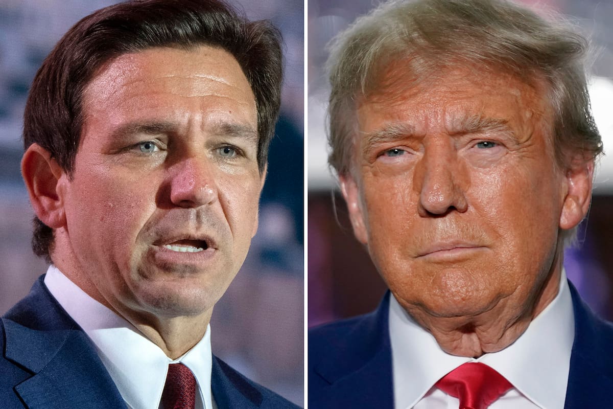 El gobernador de Florida, Ron DeSantis, rechazó el pedido de retirarse de la papeleta en dos estados (AP Photo, Archivo)