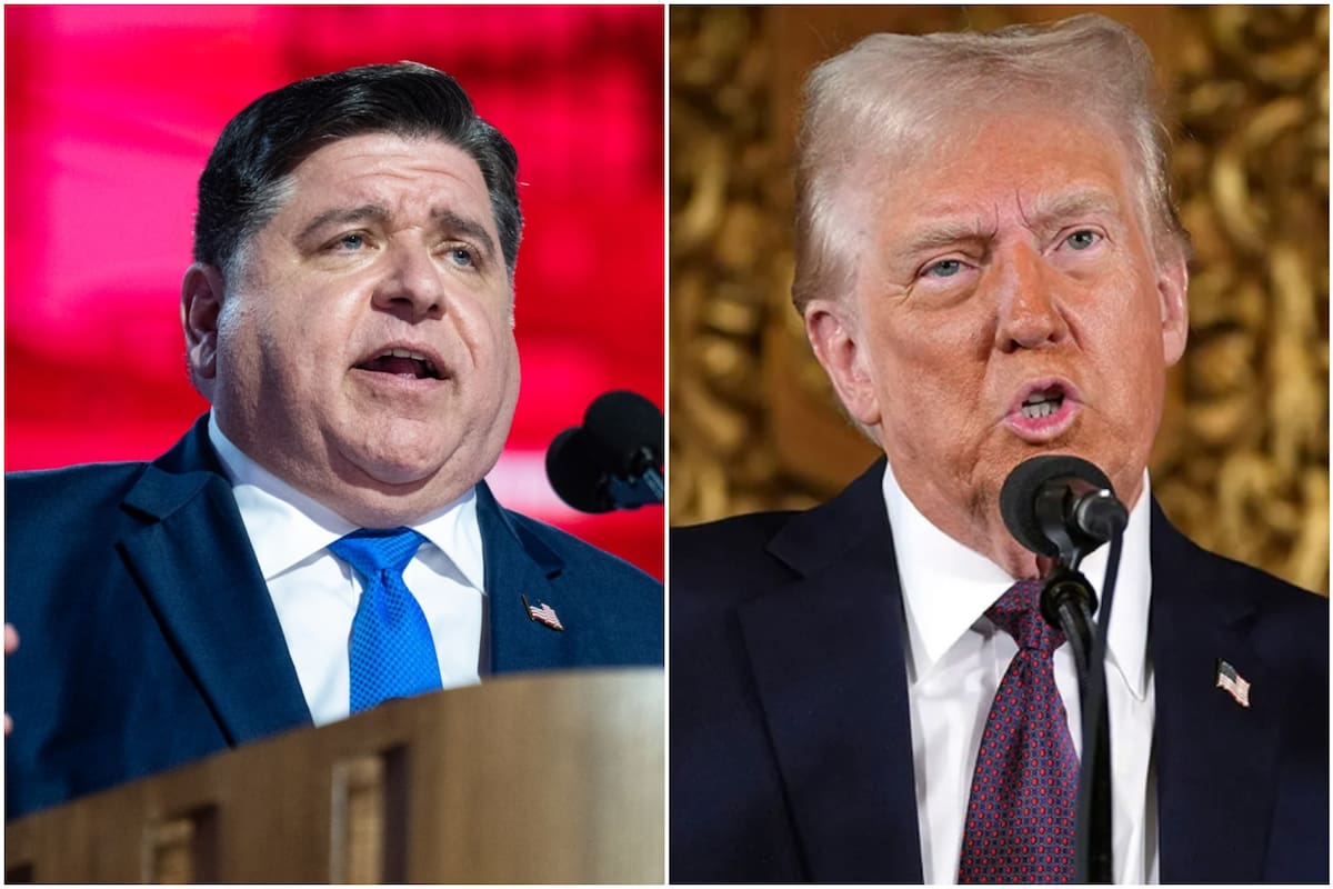 El gobernador de Illinois irá por una tercera reelección y apuntó contra Trump en su video de candidatura