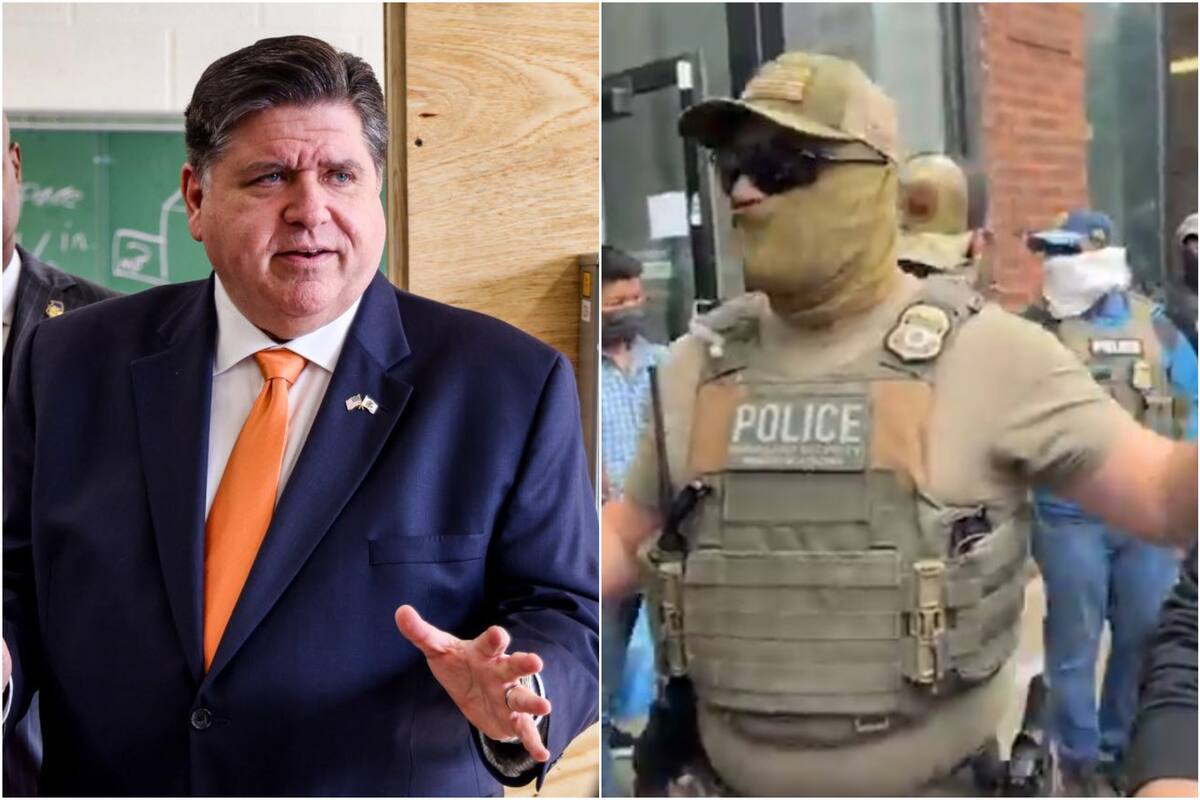 El gobernador de Illinois reaccionó a los disturbios y detenciones del miércoles en South Loop
