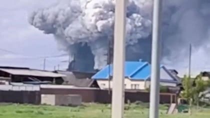 El gobernador de Irkutsk publicó un video que muestra las consecuencias del ataque con drones