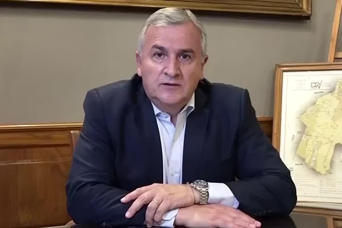 El gobernador de Jujuy, Gerardo Morales