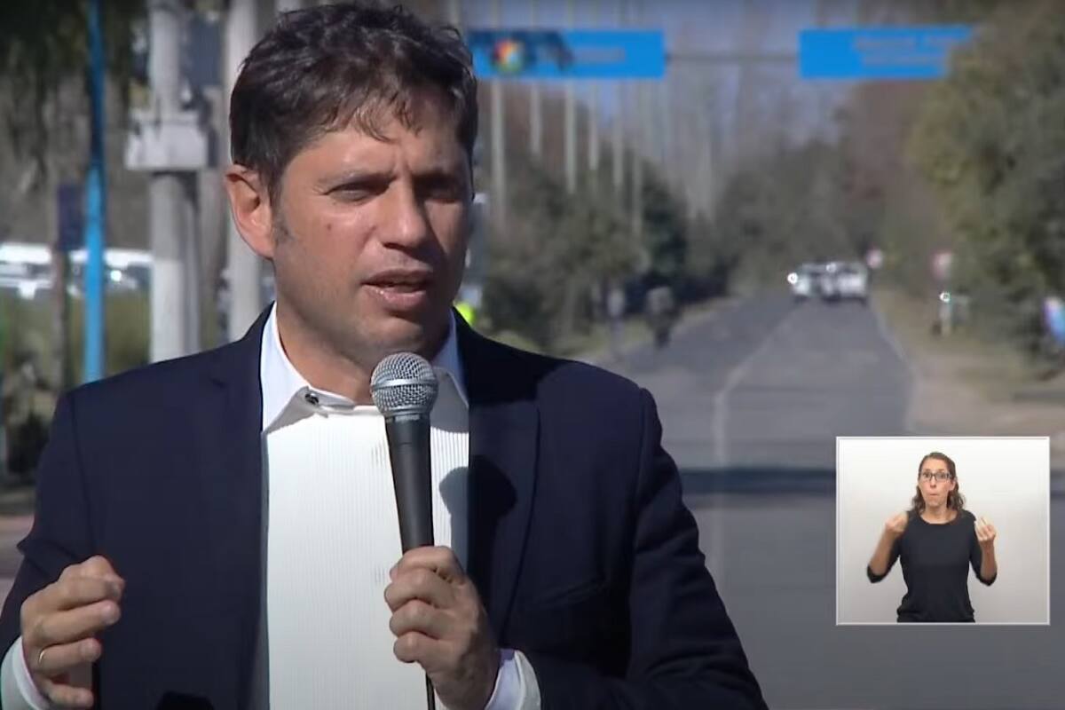 El gobernador de la provincia de Buenos Aires, Axel Kicillof