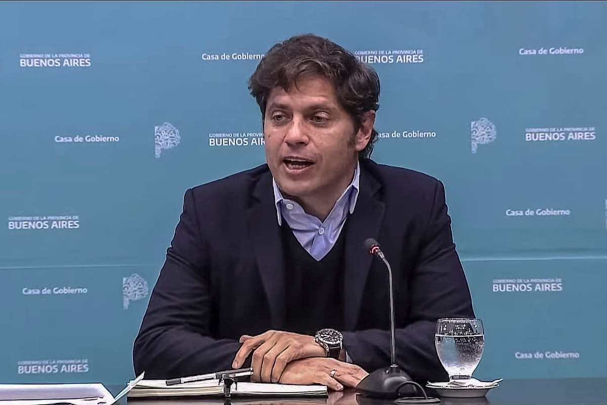 El gobernador de la Provincia de Buenos Aires, Axel Kicillof