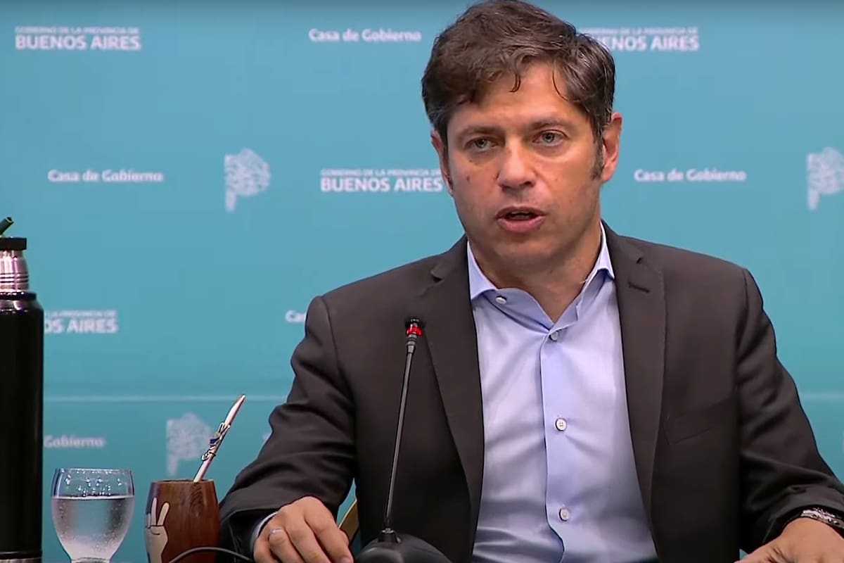 El gobernador de la provincia de Buenos Aires, Axel Kicillof