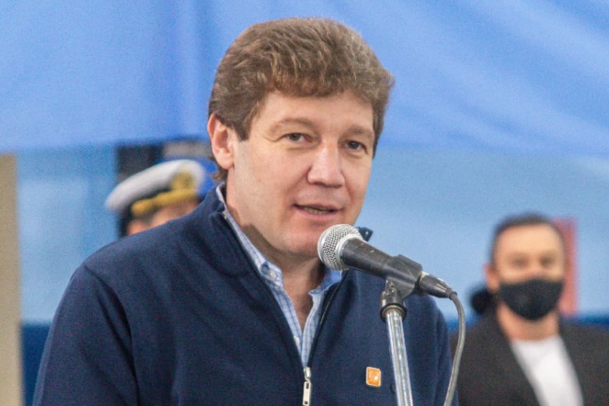 El gobernador de la provincia de Tierra del Fuego, Gustavo Melella