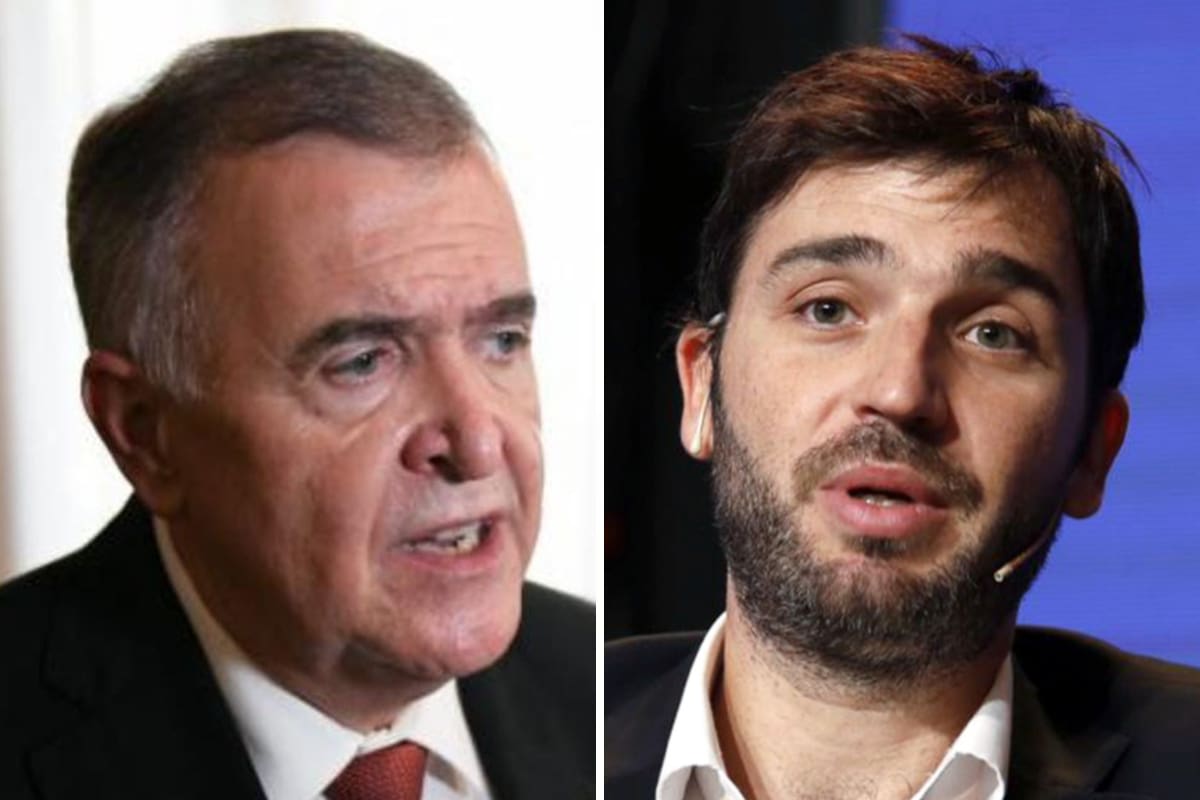 El gobernador de la provincia de Tucumán, Osvaldo Jaldo, junto a su par chubutense Ignacio "Nacho" Torres