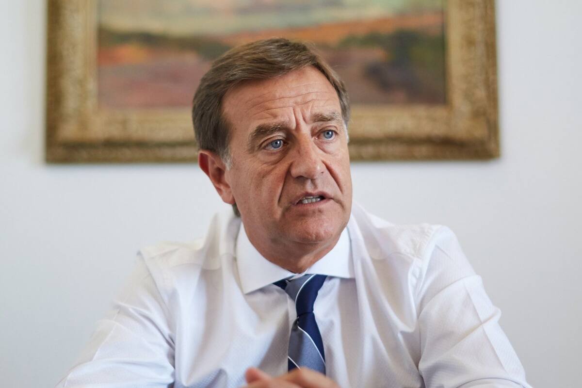 El gobernador de Mendoza, Rodolfo Suárez