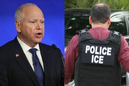 El gobernador de Minnesota, Tim Walz, señaló que no recibió notificación del operativo del ICE en St. Paul
