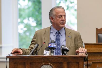 El gobernador de Nevada, Joe Lombardo, descartó que Las Vegas sea una ciudad santuario (AP Foto/Tom R. Smedes. Archivo)