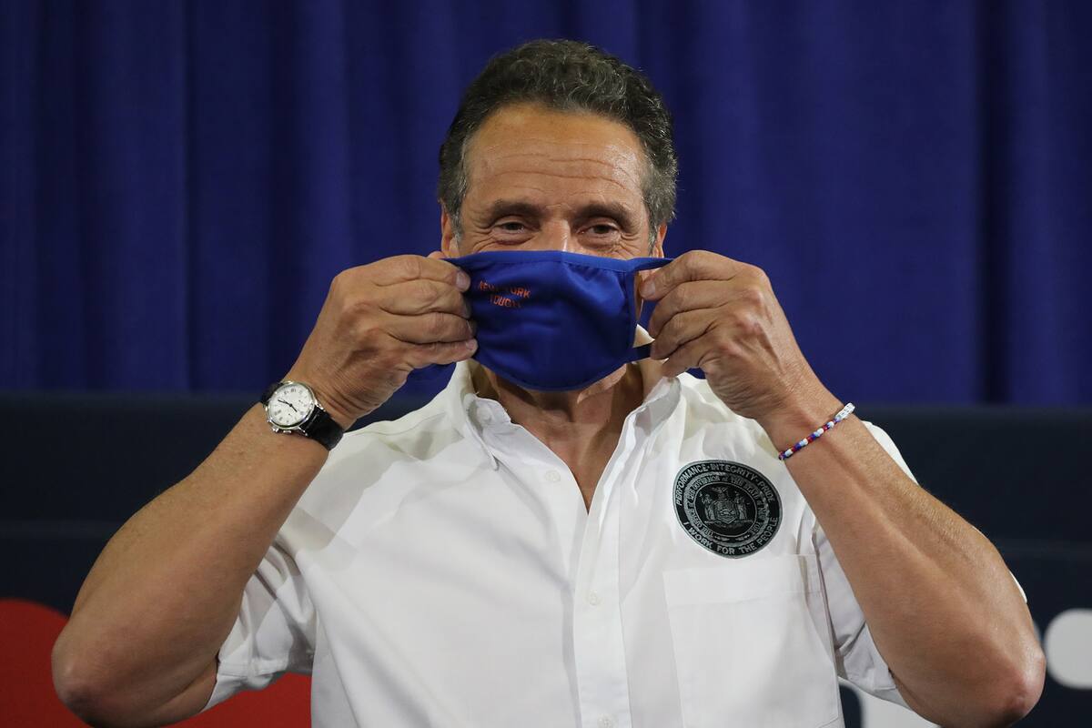 El gobernador de Nueva York Andrew Cuomo