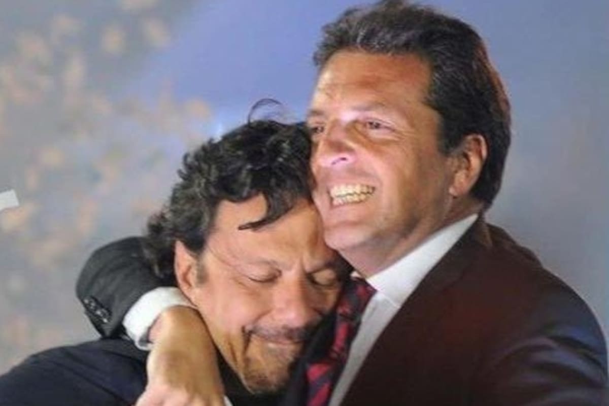 El gobernador de Salta, Gustavo Sáenz, y Sergio Massa