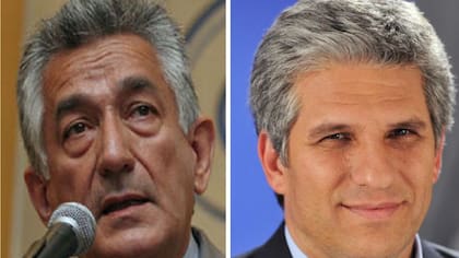 El gobernador de San Luis, Alberto Rodríguez Saá y el diputado nacional, Claudio Poggi