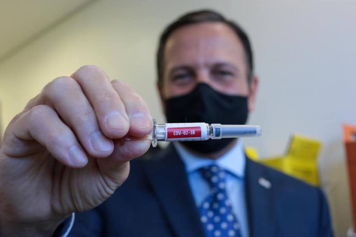 El gobernador de San Pablo Joao Doria