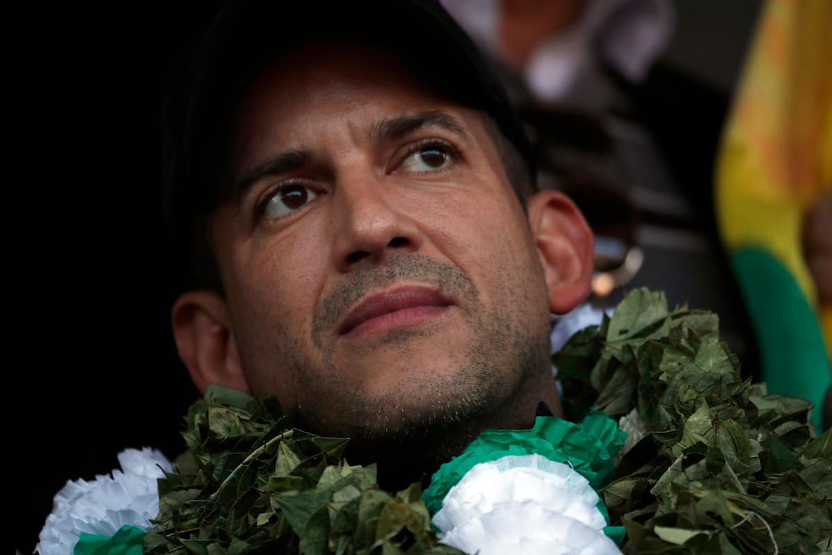 El gobernador de Santa Cruz, Luis Fernando Camacho, (AP Foto/Juan Karita)