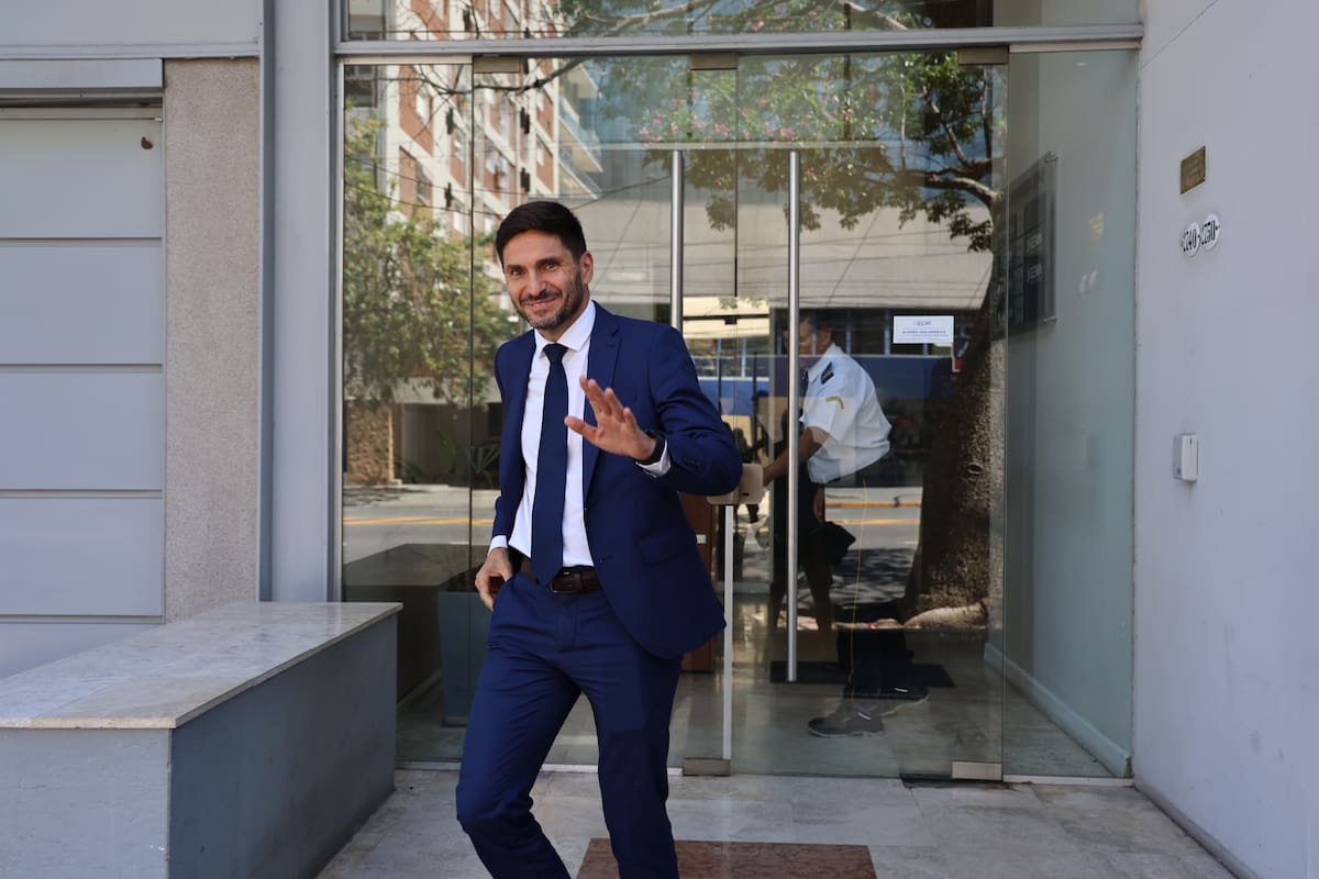 El gobernador de Santa Fe, Maximiliano Pullaro, tras visitar a Mauricio Macri