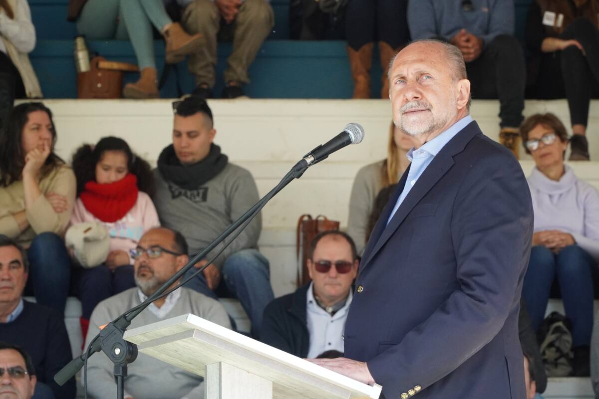 El gobernador de Santa Fe, Omar Perotti