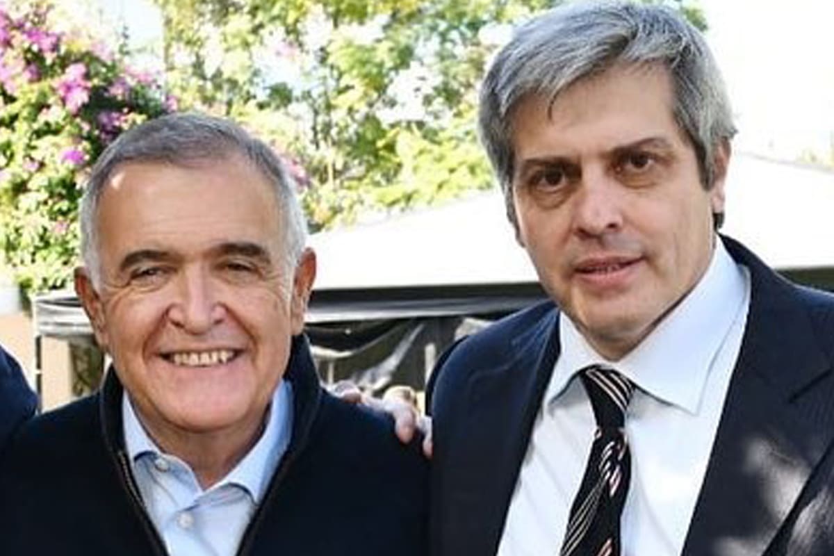 El gobernador de Tucumán, Osvaldo Jaldo, y Agustín Fernández, uno de los diputados que se abrió del PJ
