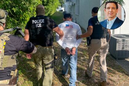 El gobernador DeSantis alabó los casi 800 arrestos en 4 días y obligó a municipios y universidades a cooperar con la deportación