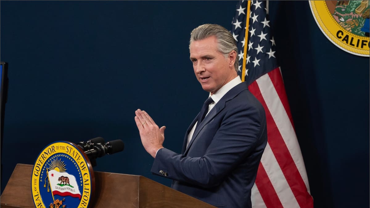 Rebelión contra Gavin Newsom en California: la ley firmada que los demócratas quieren frenar