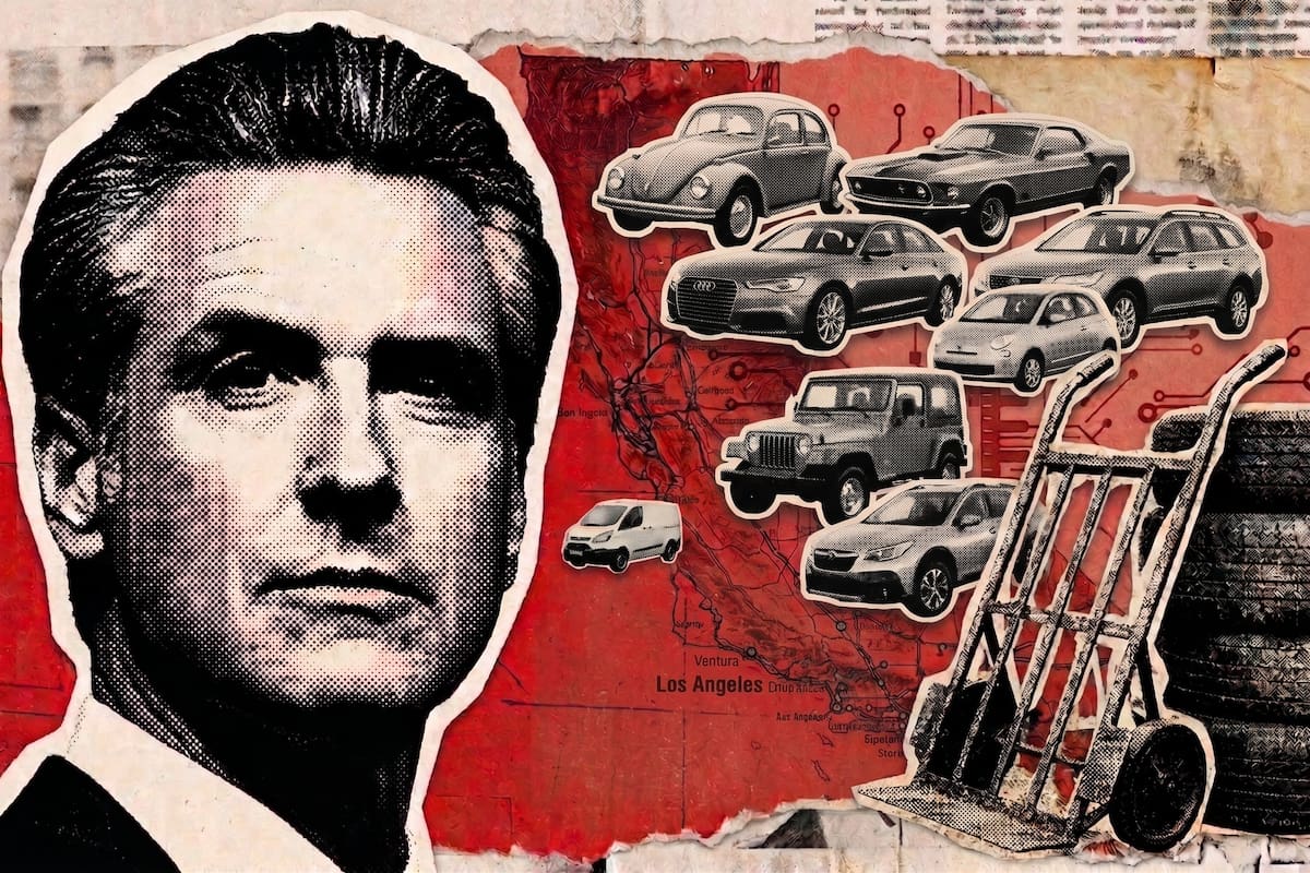 El gobernador Gavin Newsom respalda la polémica medida sobre neumáticos de reemplazo para los vehículos de California