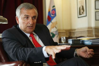 El gobernador Gerardo Morales