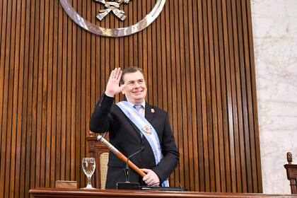 El gobernador Gerardo Zamora en la Legislatura provincial
