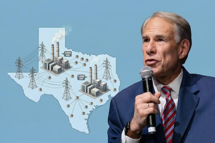 El gobernador Greg Abbott anunció el inicio de la construcción de las dos centrales eléctricas Entergy Legend y Lone Star