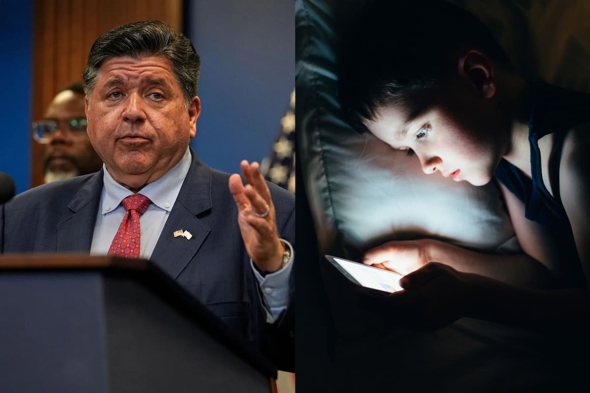 El gobernador JB Pritzker promueve una legislación para regular la desinformación en redes sociales