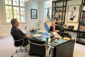 El gobernador Jorge Capitanich fue recibido hoy por el presidente Alberto Fernández en la quinta de Olivos
