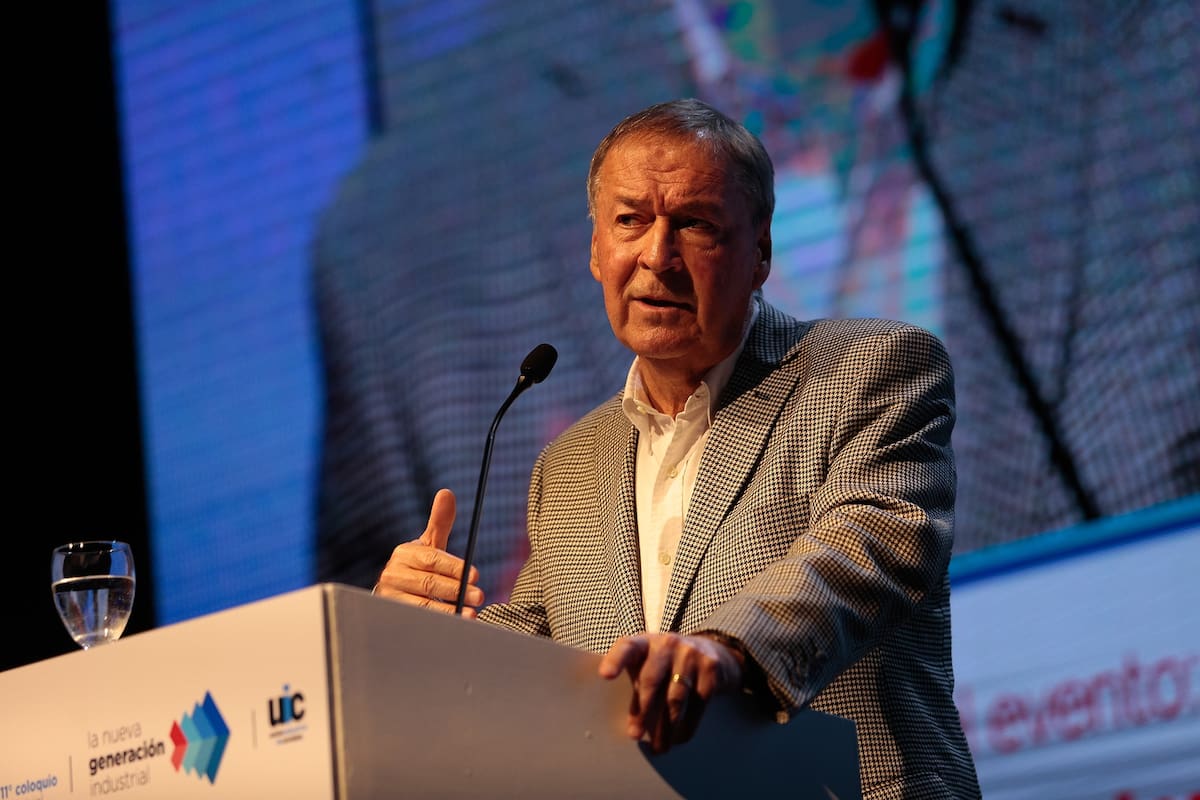 El gobernador Juan Schiaretti