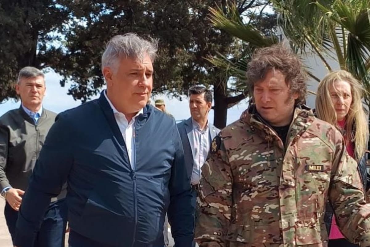 El gobernador Llaryora recibió a Milei y su hermana, Karina, en Córdoba