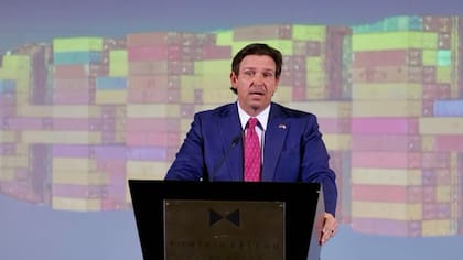 El gobernador Ron DeSantis (Archivo)