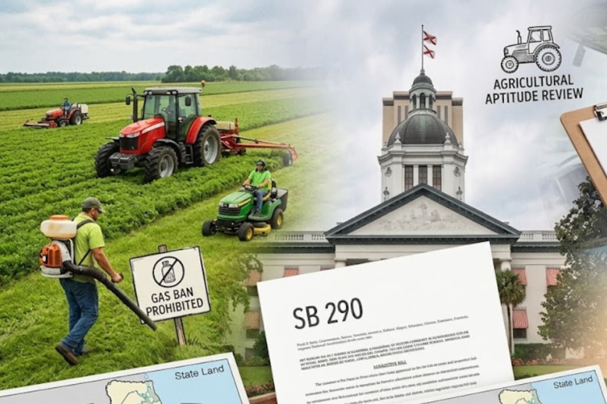 El gobernador Ron DeSantis aprobó una ley en Florida que impacta directamente en el sector agrícola