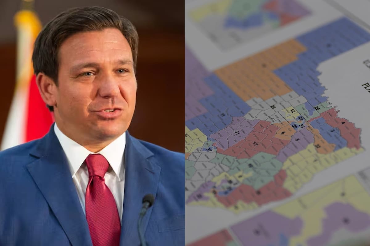 El gobernador Ron DeSantis logró la aprobación para la redistribución de distritos electorales en Florida