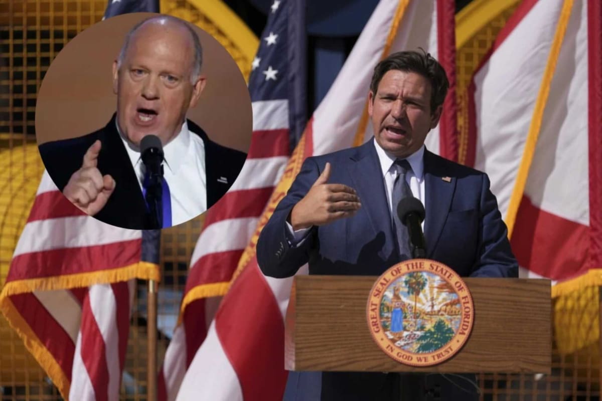 El gobernador Ron DeSantis obtuvo el apoyo del zar de la frontera para continuar con las deportaciones