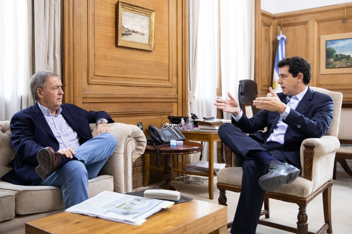 El gobernador Schiaretti tuvo su primer cara a cara con De Pedro