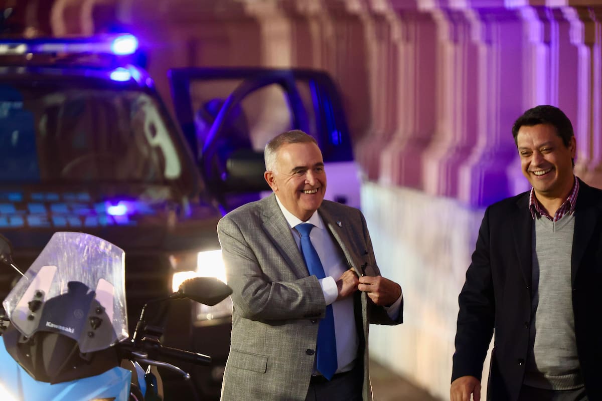 El gobernador tucumano Osvaldo Jaldo, la semana pasada en la Casa Rosada