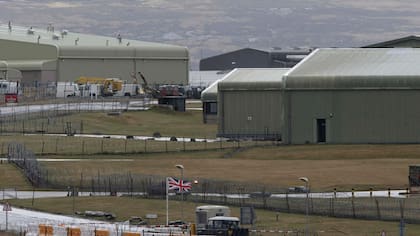La base británica de Mount Pleasant, en Malvinas