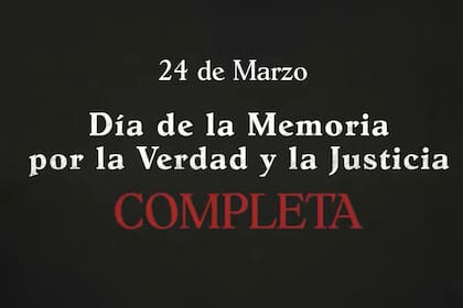 El Gobierno compartió un video en el 50° aniversario del golpe de Estado de 1976