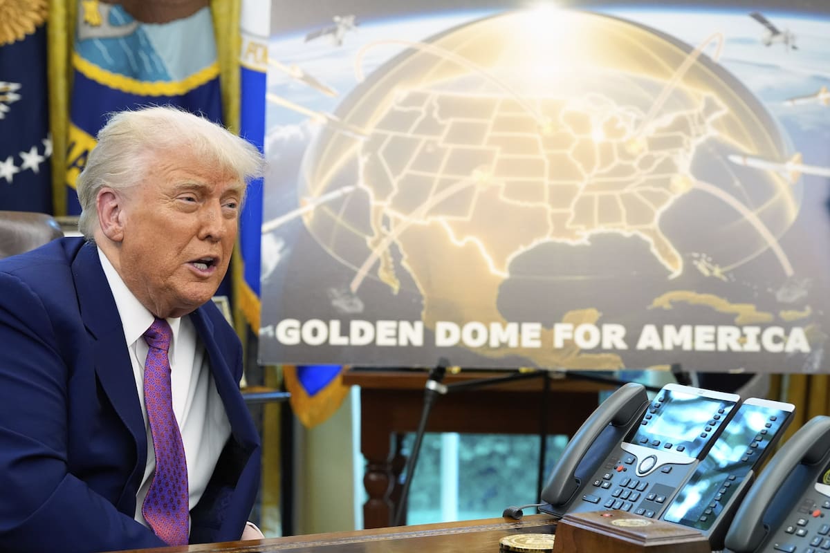 El gobierno de Donald Trump impulsa Golden Dome, un sistema de defensa multicapa terrestre, marítimo y espacial para proteger a EE.UU.