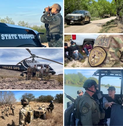 El gobierno de Greg Abbott compartió imágenes de su Operación Lone Star