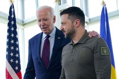 El gobierno de Joe Biden fue uno de los principales soportes del presidente ucraniano Volodimir Zelensky.