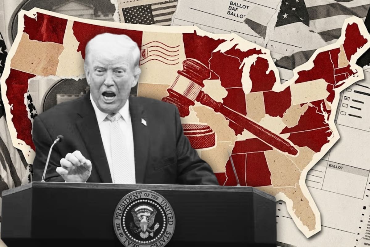El gobierno de Trump presentó una apelación ante la Corte Suprema para reactivar normativas que imponen restricciones al voto por correo antes de las elecciones legislativas