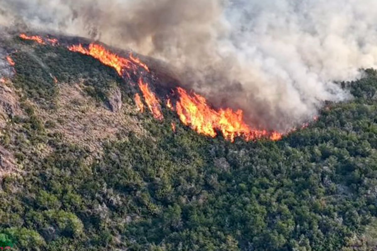 El Gobierno decidió extender la emergencia ígnea a Santa Cruz