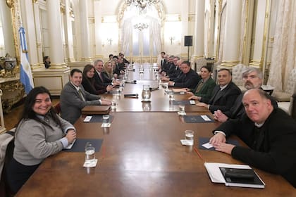 La reunión en la Casa Rosada